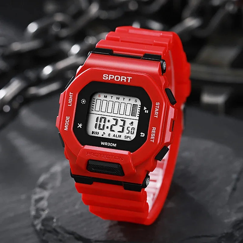 Digital Sports Watch - Waterproof Military LED Display Outdoor Fitness Wristwatch - ZOOMNSTORE