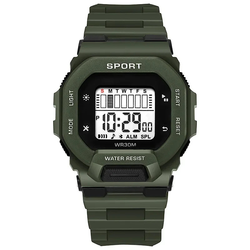 Digital Sports Watch - Waterproof Military LED Display Outdoor Fitness Wristwatch - ZOOMNSTORE