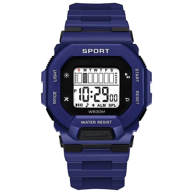 Digital Sports Watch - Waterproof Military LED Display Outdoor Fitness Wristwatch - ZOOMNSTORE