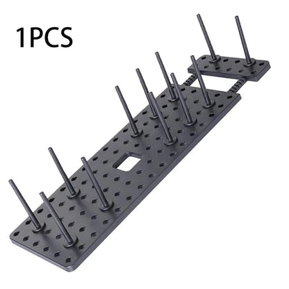 Dish Drying Rack - Kitchen Organizer Plastic Plate Drying Shelf | Foldable Sink Storage Stand - ZOOMNSTORE