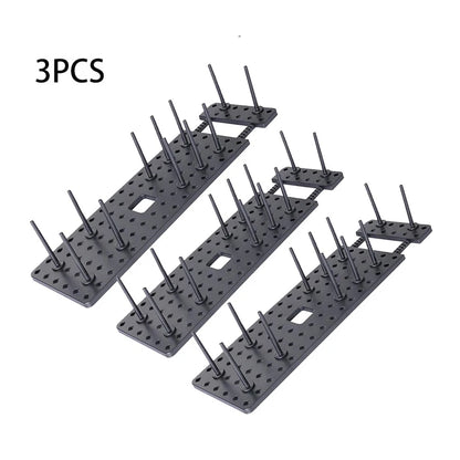 Dish Drying Rack - Kitchen Organizer Plastic Plate Drying Shelf | Foldable Sink Storage Stand - ZOOMNSTORE