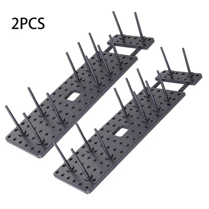 Dish Drying Rack - Kitchen Organizer Plastic Plate Drying Shelf | Foldable Sink Storage Stand - ZOOMNSTORE