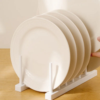 Dish Drying Rack - Kitchen Sink Rack with Plastic Plate & Cup Holder Organizer - ZOOMNSTORE