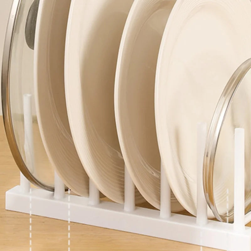 Dish Drying Rack - Kitchen Sink Rack with Plastic Plate & Cup Holder Organizer - ZOOMNSTORE