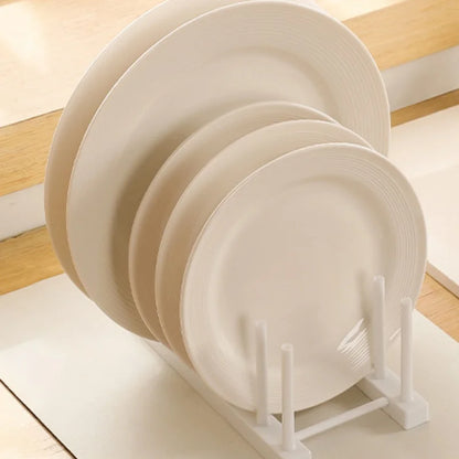 Dish Drying Rack - Kitchen Sink Rack with Plastic Plate & Cup Holder Organizer - ZOOMNSTORE