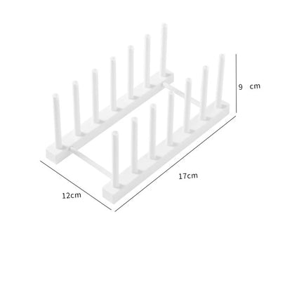 Dish Drying Rack - Kitchen Sink Rack with Plastic Plate & Cup Holder Organizer - ZOOMNSTORE