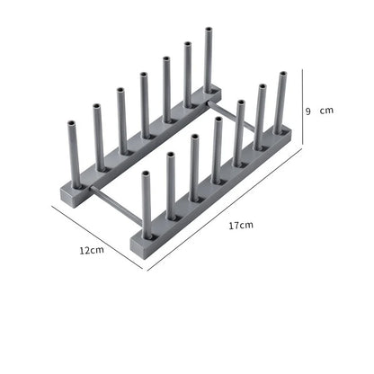 Dish Drying Rack - Kitchen Sink Rack with Plastic Plate & Cup Holder Organizer - ZOOMNSTORE