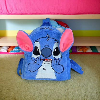 Disney Stitch Plush Backpack - Cute Cartoon Bag for Kids - ZOOMNSTORE