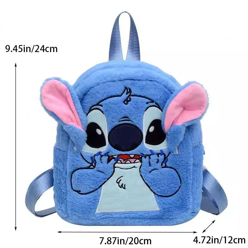 Disney Stitch Plush Backpack - Cute Cartoon Bag for Kids - ZOOMNSTORE