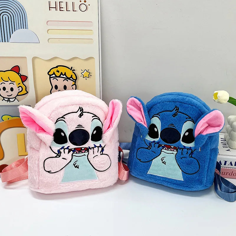 Disney Stitch Plush Backpack - Cute Cartoon Bag for Kids - ZOOMNSTORE