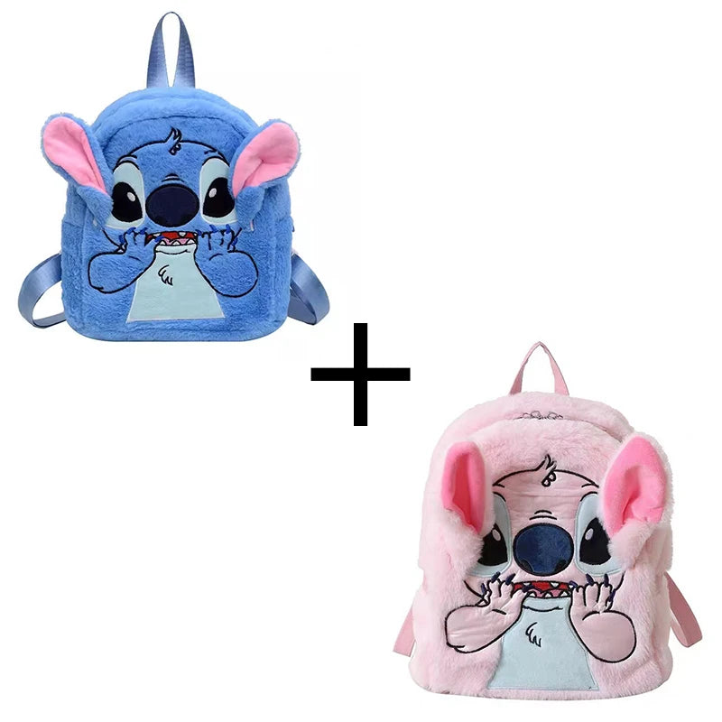 Disney Stitch Plush Backpack - Cute Cartoon Bag for Kids - ZOOMNSTORE