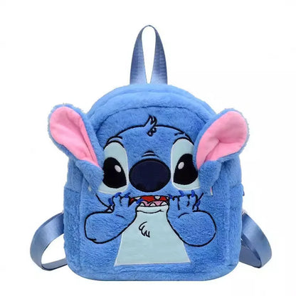 Disney Stitch Plush Backpack - Cute Cartoon Bag for Kids - ZOOMNSTORE