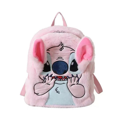 Disney Stitch Plush Backpack - Cute Cartoon Bag for Kids - ZOOMNSTORE