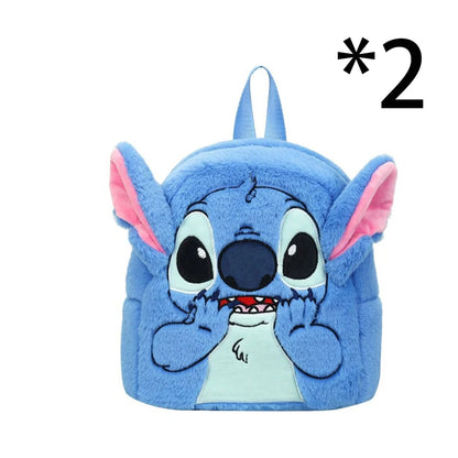 Disney Stitch Plush Backpack - Cute Cartoon Bag for Kids - ZOOMNSTORE