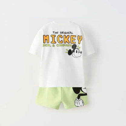 Disney Summer Clothing Set for Kids - Short Sleeve T-Shirt and Sport Outfit - ZOOMNSTORE