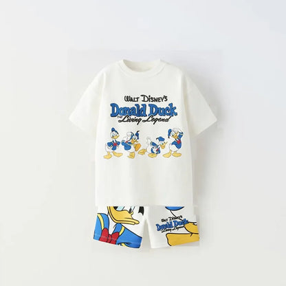 Disney Summer Clothing Set for Kids - Short Sleeve T-Shirt and Sport Outfit - ZOOMNSTORE