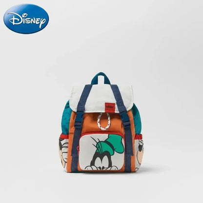 Disney Mickey  Minnie Fashion Backpack - Large Capacity Canvas School Bag for Boys  Girls - ZOOMNSTORE