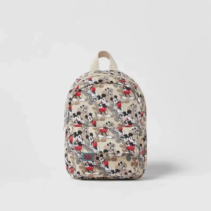 Disney Mickey  Minnie Fashion Backpack - Large Capacity Canvas School Bag for Boys  Girls - ZOOMNSTORE