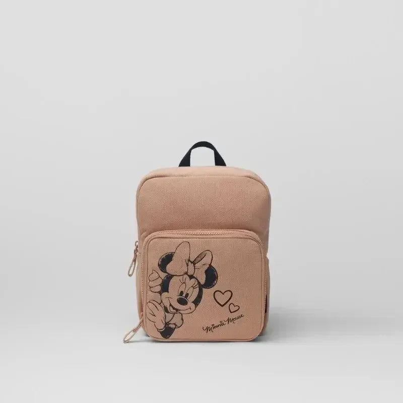 Disney Mickey  Minnie Fashion Backpack - Large Capacity Canvas School Bag for Boys  Girls - ZOOMNSTORE