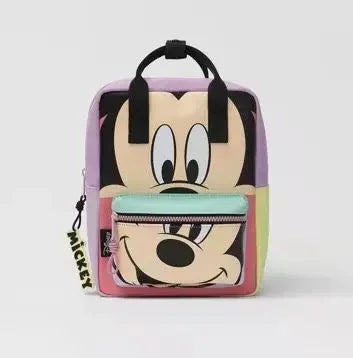 Disney Mickey  Minnie Fashion Backpack - Large Capacity Canvas School Bag for Boys  Girls - ZOOMNSTORE