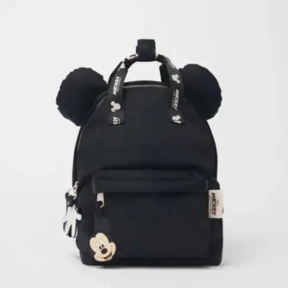 Disney Mickey  Minnie Fashion Backpack - Large Capacity Canvas School Bag for Boys  Girls - ZOOMNSTORE