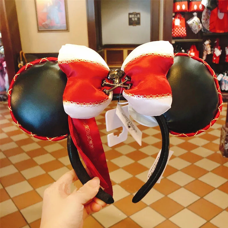 Minnie Mouse Ear Headband - Disney Plush Sequin Accessory for Adults  Kids - ZOOMNSTORE