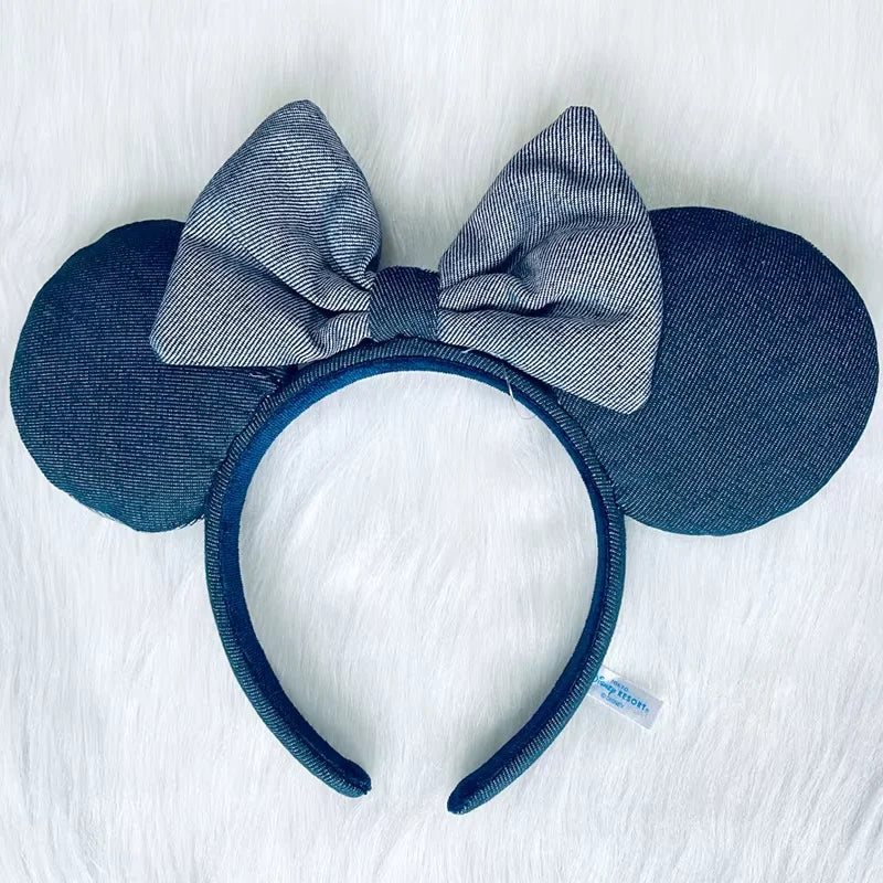 Minnie Mouse Ear Headband - Disney Plush Sequin Accessory for Adults  Kids - ZOOMNSTORE
