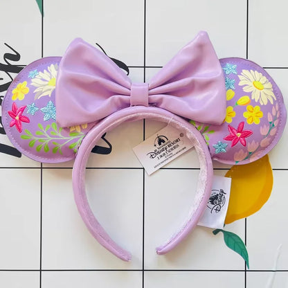Minnie Mouse Ear Headband - Disney Plush Sequin Accessory for Adults  Kids - ZOOMNSTORE