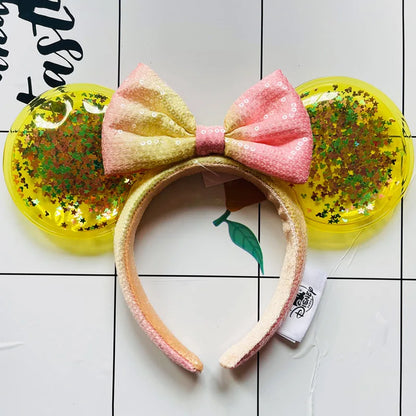 Minnie Mouse Ear Headband - Disney Plush Sequin Accessory for Adults  Kids - ZOOMNSTORE