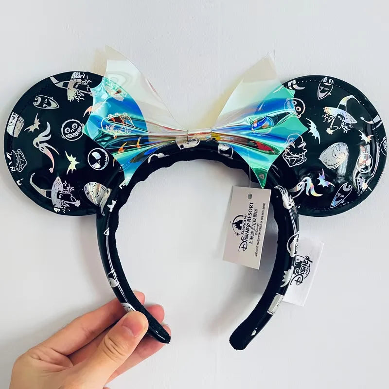 Minnie Mouse Ear Headband - Disney Plush Sequin Accessory for Adults  Kids - ZOOMNSTORE