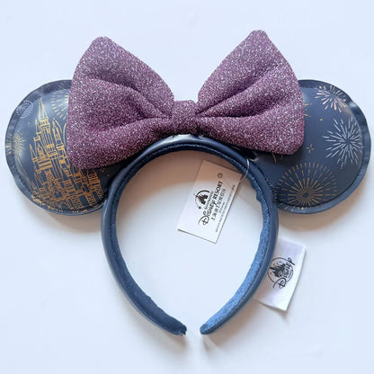 Disney Princess Headband Mickey Ear Rapunzel Snow White Sequin Bow Hair Hoop Gift Girl Accessories Halloween Gift Christmas Jack - ZOOMNSTORE