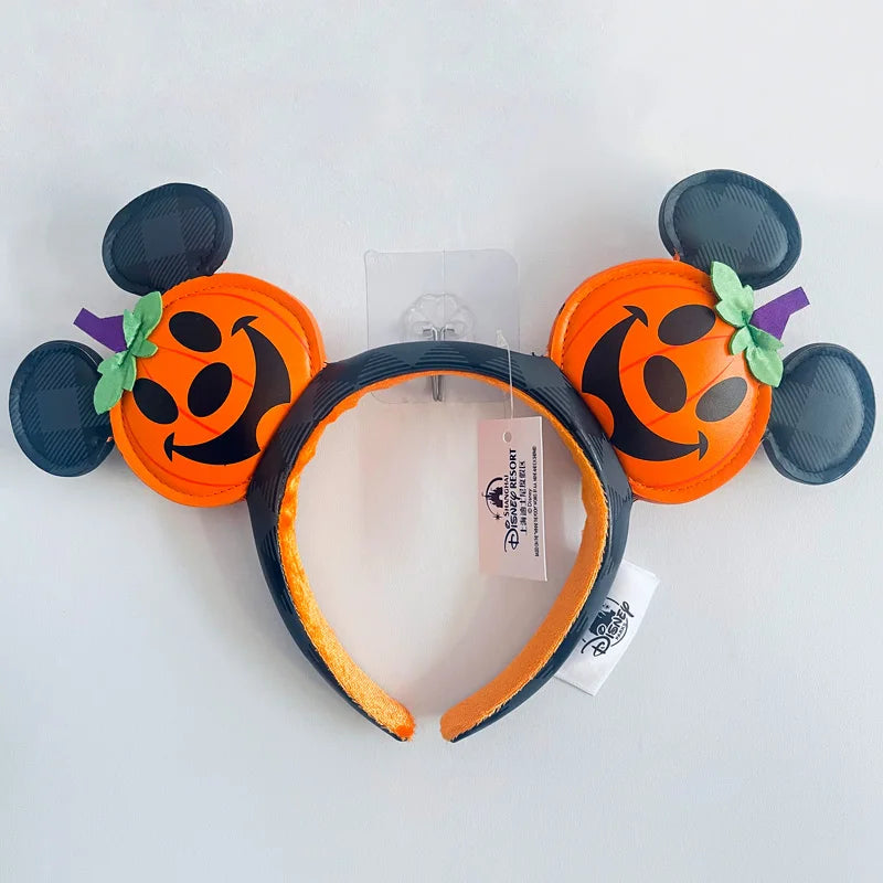 Disney Princess Headband Mickey Ear Rapunzel Snow White Sequin Bow Hair Hoop Gift Girl Accessories Halloween Gift Christmas Jack - ZOOMNSTORE