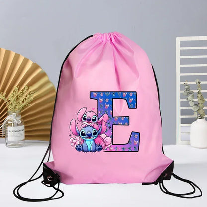 Disney Stitch Drawstring Bag - Waterproof Gym Sack for Kids  Adults - ZOOMNSTORE