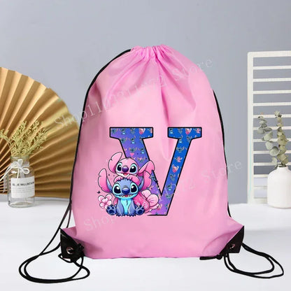 Disney Stitch Drawstring Bag - Waterproof Gym Sack for Kids  Adults - ZOOMNSTORE