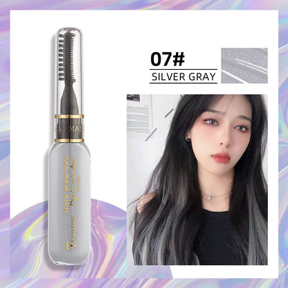 Disposable Hair Color Mascara - Washable Non-Toxic DIY Hair Wax in 13 Colors - ZOOMNSTORE