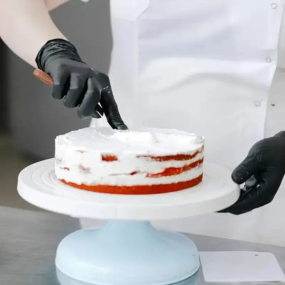 Disposable Nitrile Gloves - 100PCS Black, Tear Resistant & Powder Free for Food Handling - ZOOMNSTORE