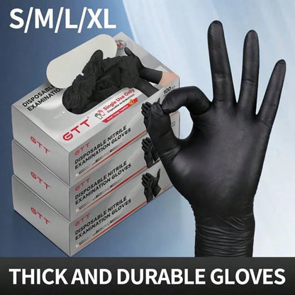 Disposable Nitrile Gloves – 100pcs Thick Durable Latex Free Kitchen Food Gloves - ZOOMNSTORE