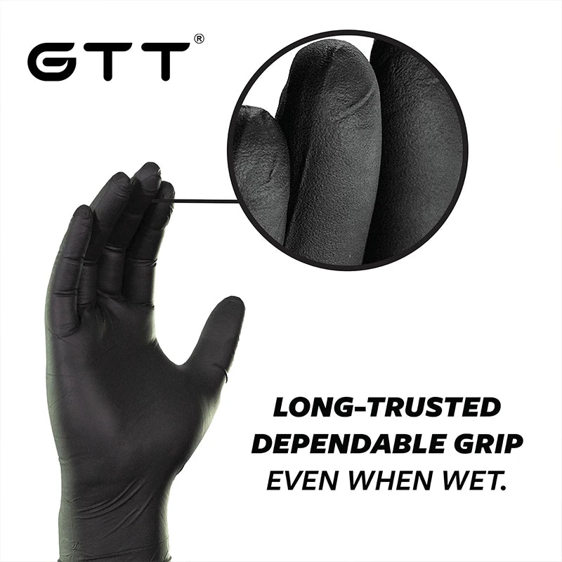 Disposable Nitrile Gloves – 100pcs Thick Durable Latex Free Kitchen Food Gloves - ZOOMNSTORE