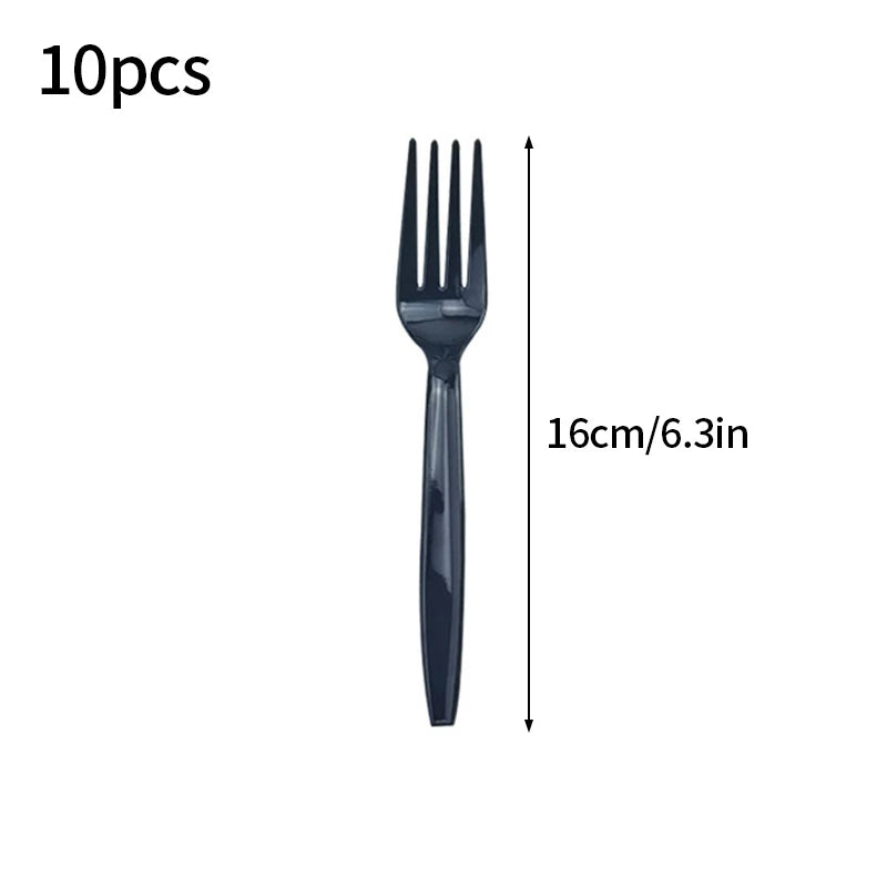 Solid Color Disposable Tableware - Pink  Blue Baby Shower  Birthday Party Supplies - ZOOMNSTORE