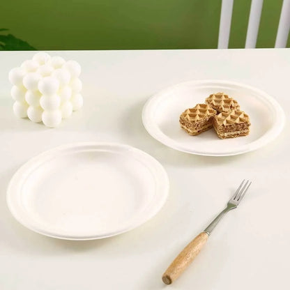 Eco-Friendly Disposable Paper Plates - 50100pcs for Parties  BBQs - ZOOMNSTORE