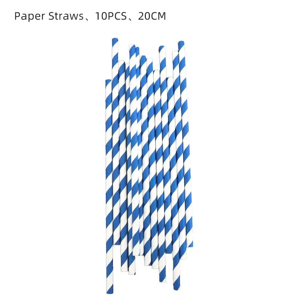 Robot Birthday Party Supplies - Disposable Plates Cups Tablecloth Balloons Gift Bags Backdrop - ZOOMNSTORE