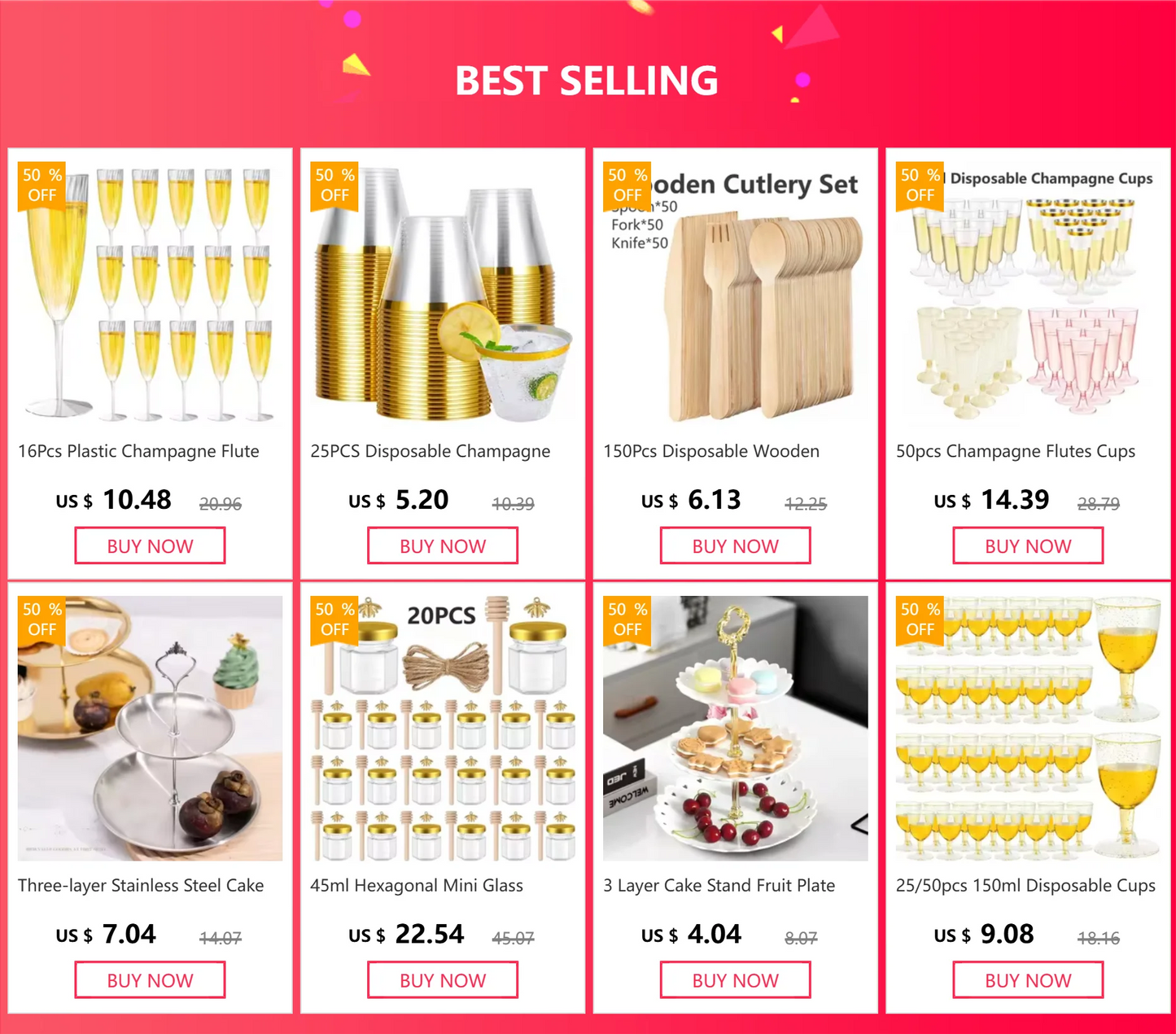 150Pcs Disposable Wooden Cutlery Set - Wedding  Party Tableware - ZOOMNSTORE