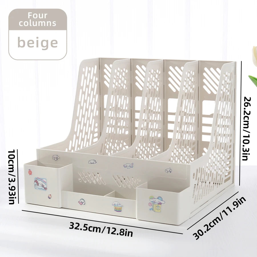 Multi-Layer File Rack - Thickened Document Storage Organizer for Office - ZOOMNSTORE