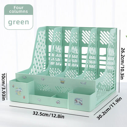 Multi-Layer File Rack - Thickened Document Storage Organizer for Office - ZOOMNSTORE