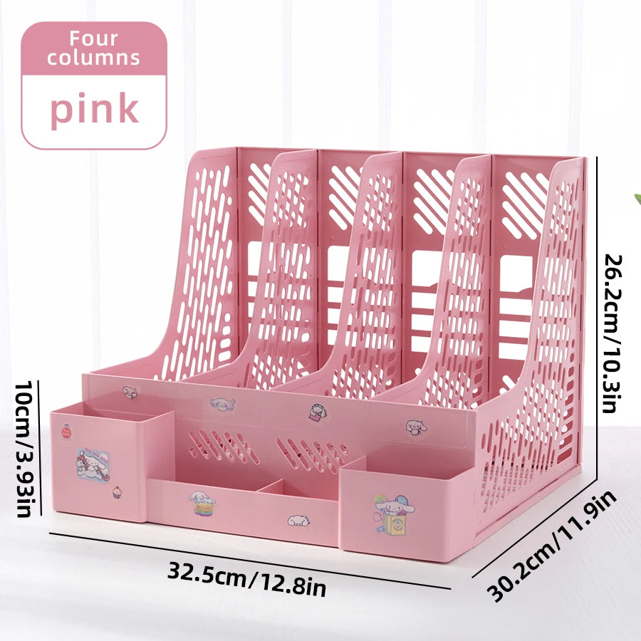 Multi-Layer File Rack - Thickened Document Storage Organizer for Office - ZOOMNSTORE