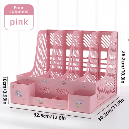 Multi-Layer File Rack - Thickened Document Storage Organizer for Office - ZOOMNSTORE