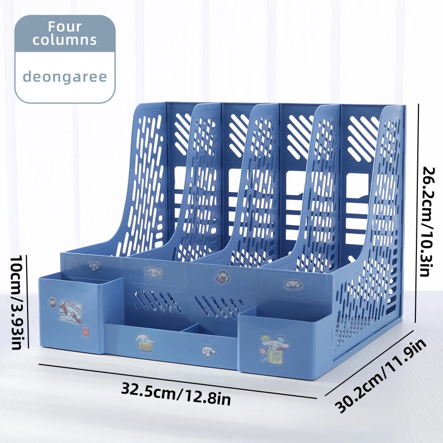 Multi-Layer File Rack - Thickened Document Storage Organizer for Office - ZOOMNSTORE