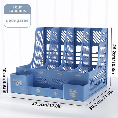 Multi-Layer File Rack - Thickened Document Storage Organizer for Office - ZOOMNSTORE