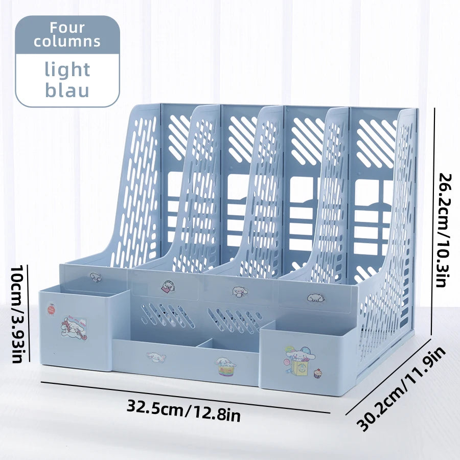 Multi-Layer File Rack - Thickened Document Storage Organizer for Office - ZOOMNSTORE