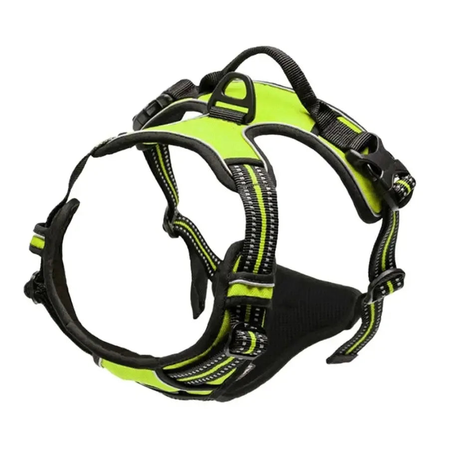 Dog Accessories Set - Leather Collars Harnesses Vests  Leash for Medium  Small Puppies - ZOOMNSTORE